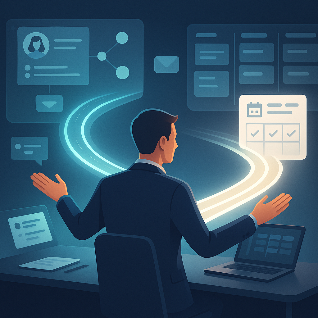 Illustratie bij Hoe combineer je LinkedIn en e-mail outreach voor meer afspraken?