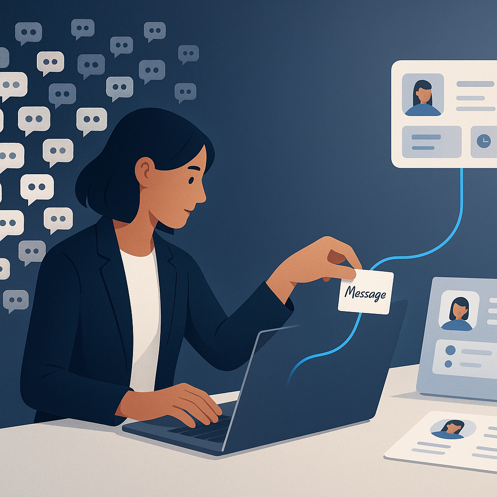 Illustratie bij Hoe stuur je LinkedIn berichten zonder spammerig over te komen?