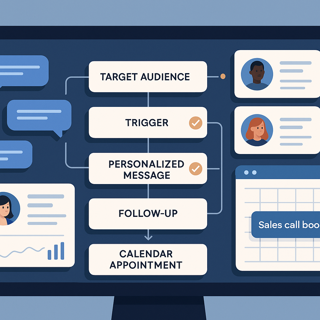 Illustratie bij Hoe krijg je afspraken via LinkedIn DM? Een concreet systeem voor meer salesgesprekken