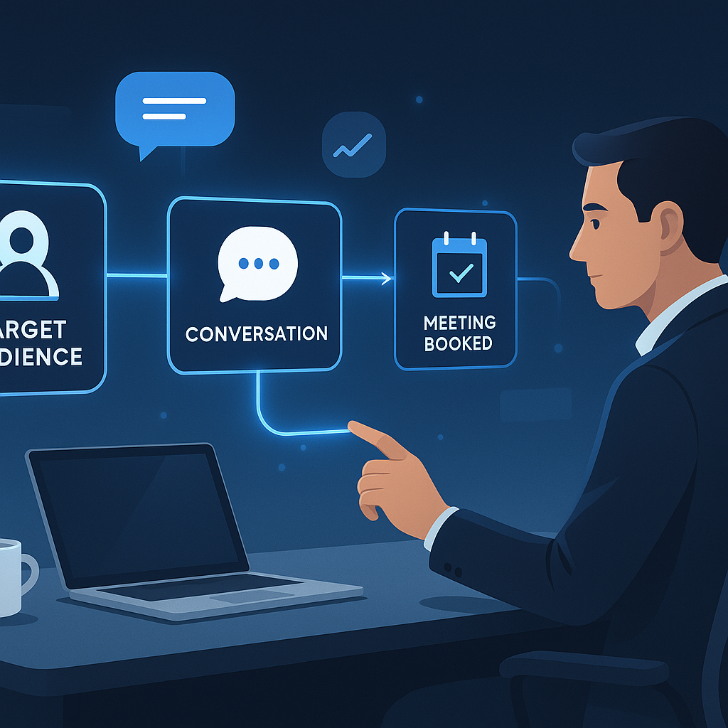 Illustratie bij Hoe ziet een goede LinkedIn outreach flow eruit?