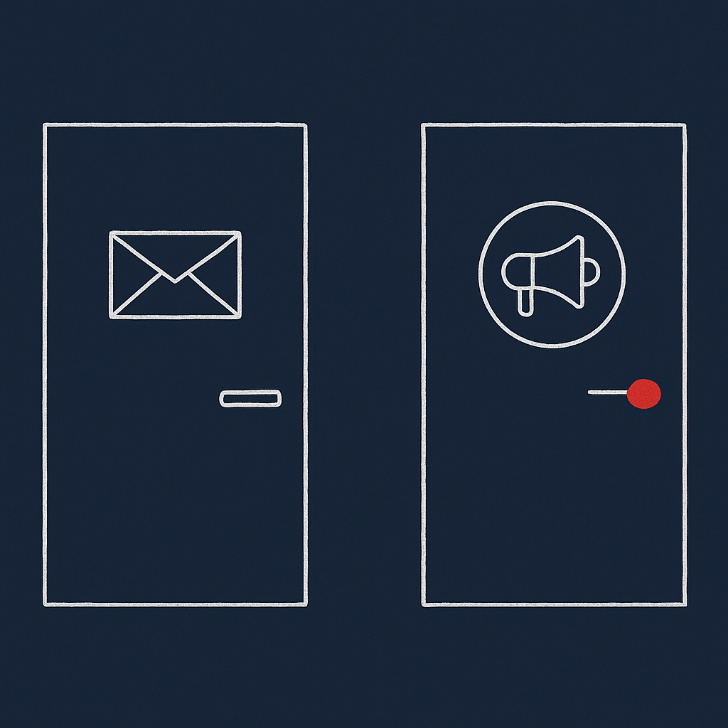 Illustratie bij Cold Outreach vs. Content Marketing: Wat werkt beter voor je leadgeneratie?