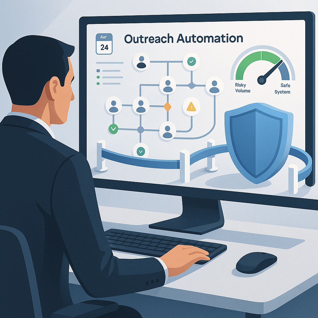 Illustratie bij Hoe voorkom je een LinkedIn restrictie bij outreach en automation?