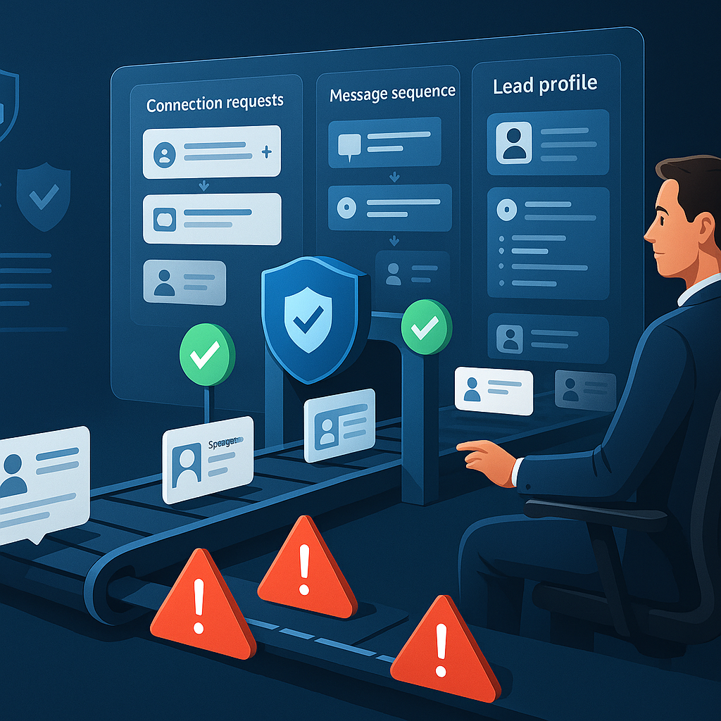 Illustratie bij Wat mag wel en niet met LinkedIn automation?