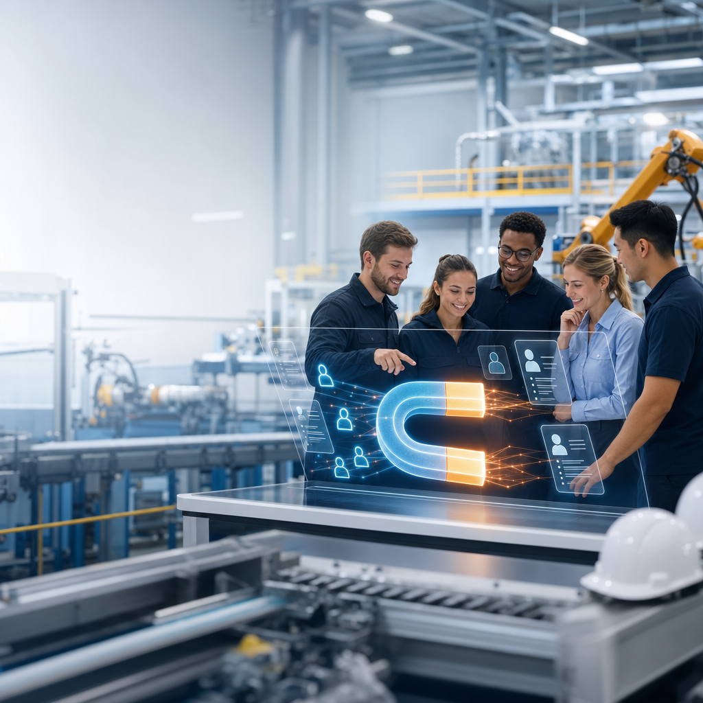 Illustratie bij Employer branding in de industrie: zo maak je jouw productiebedrijf aantrekkelijker voor kandidaten
