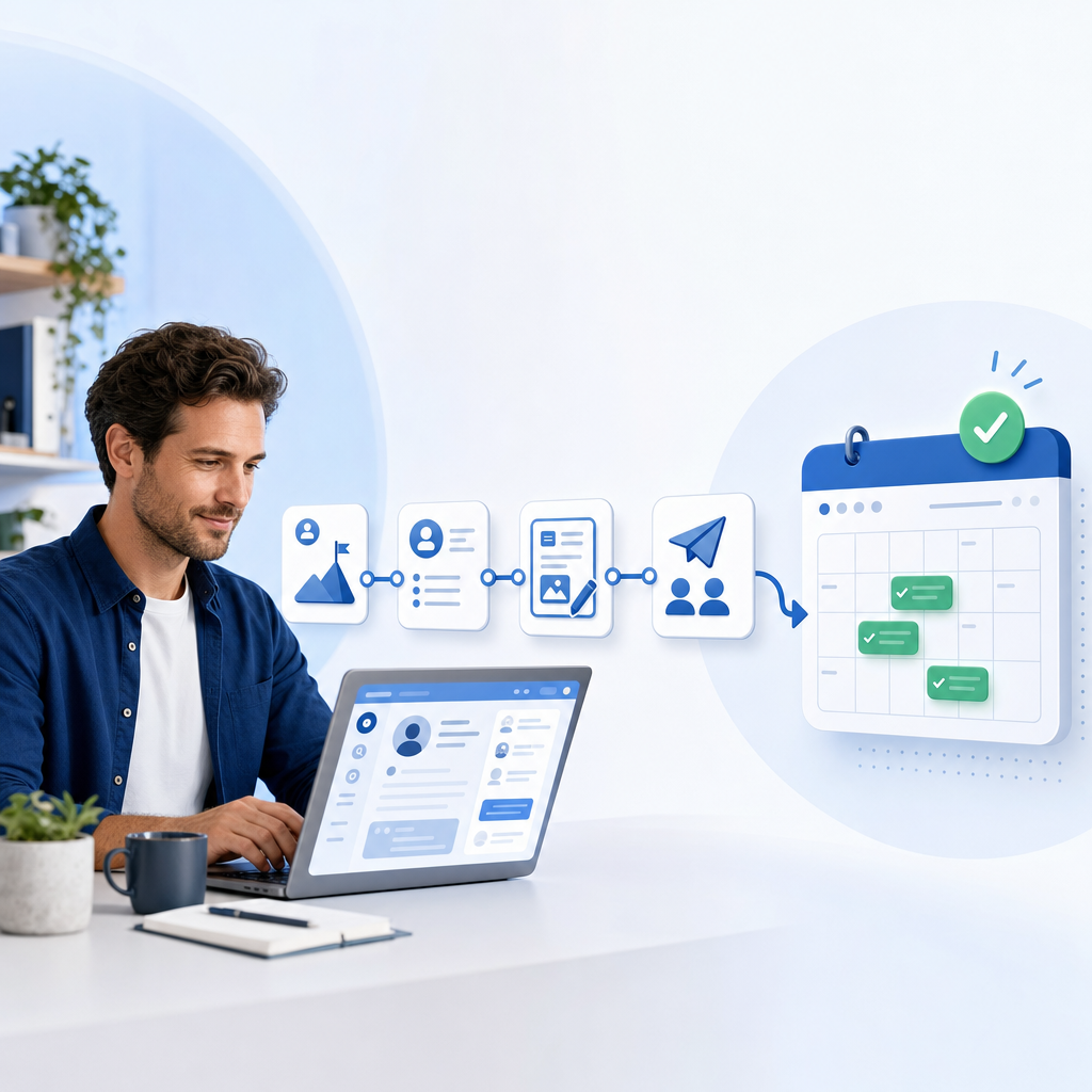 Illustratie bij Klanten krijgen via LinkedIn als freelancer: zo bouw je een systeem dat afspraken oplevert