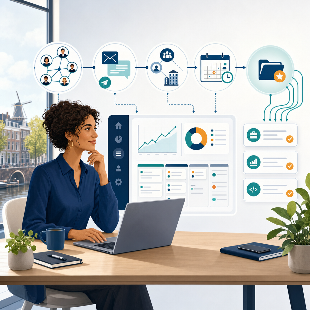 Illustratie bij Nieuwe opdrachten vinden als zzp'er: zo bouw je een systeem dat werkt