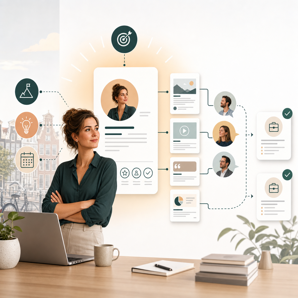 Illustratie bij Personal branding als freelancer: zo bouw je herkenbaarheid die opdrachten oplevert