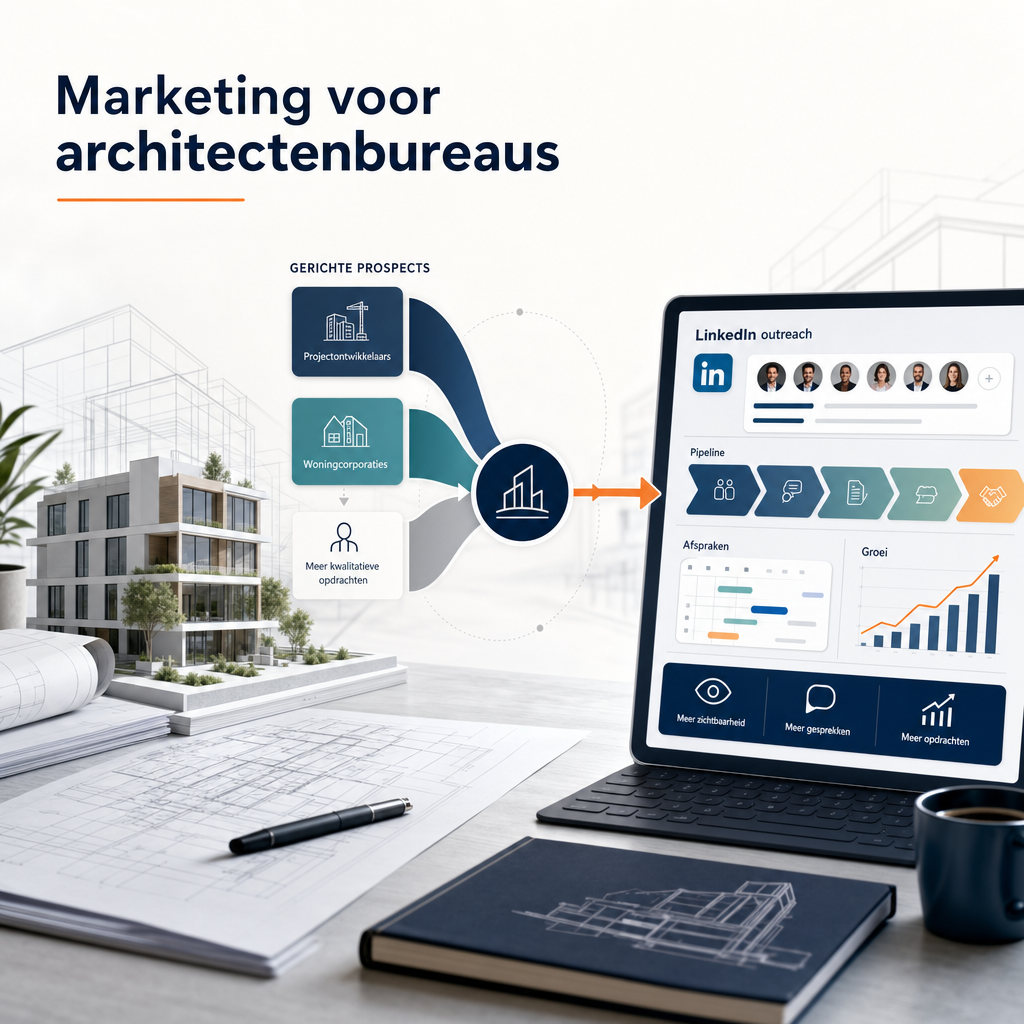 Illustratie bij Welke marketing voor architectenbureaus werkt echt?