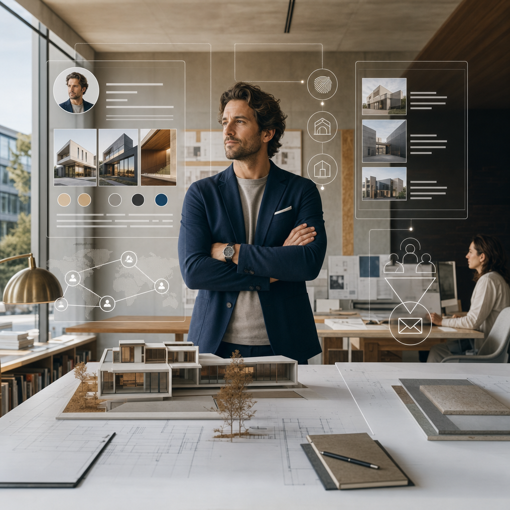 Illustratie bij Hoe werkt personal branding voor architecten?