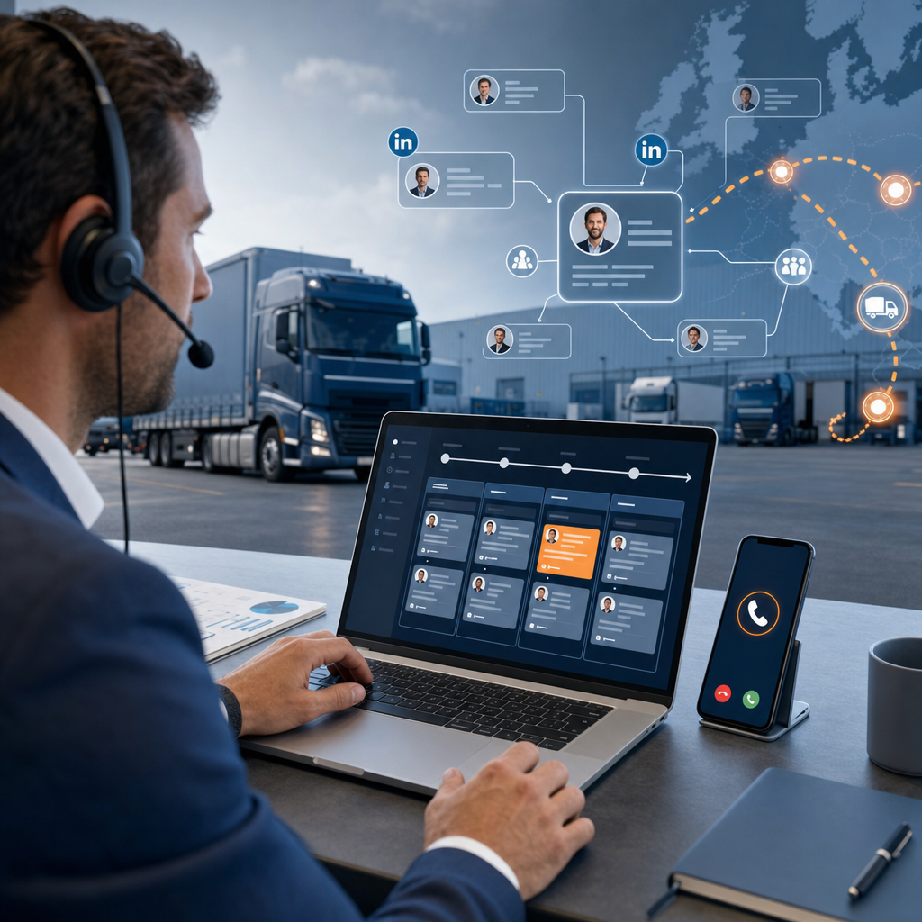 Illustratie bij Waarom werkt cold calling in transport slecht en hoe zet je het slimmer in?
