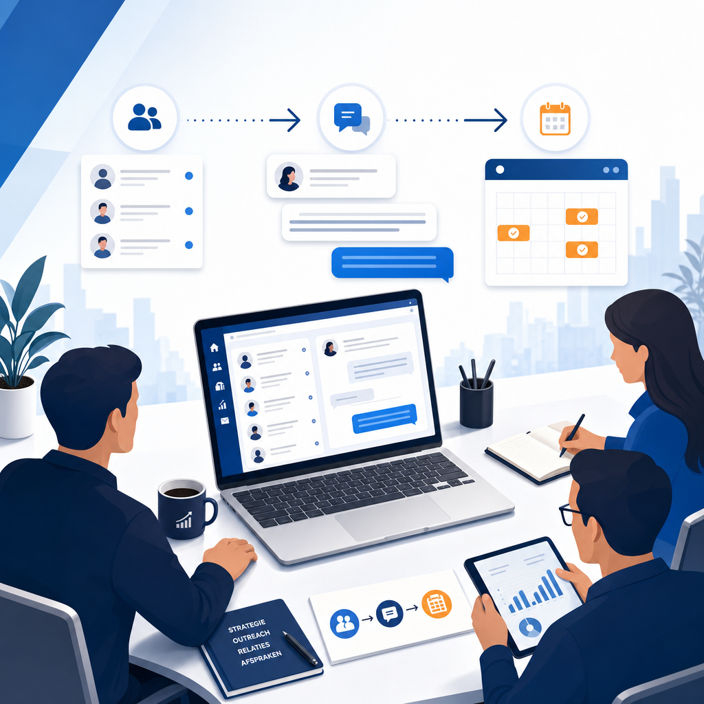 Illustratie bij Hoe gebruik je LinkedIn outbound als agency voor meer afspraken?