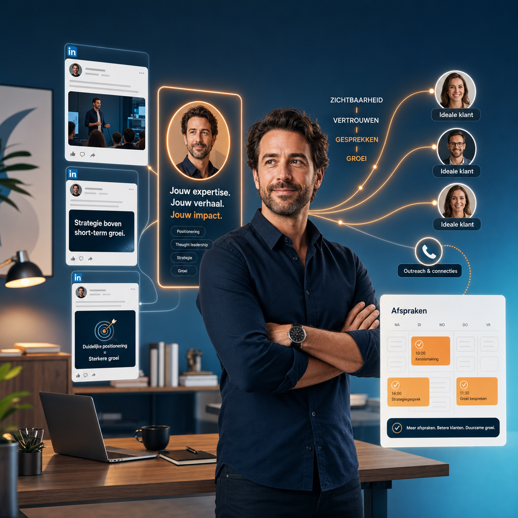 Illustratie bij Personal branding als agency owner: zo bouw je zichtbaarheid die afspraken oplevert