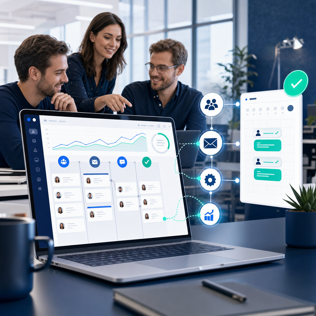 Illustratie bij Hoe werkt sales automation voor agencies en hoe levert het je meer afspraken op?