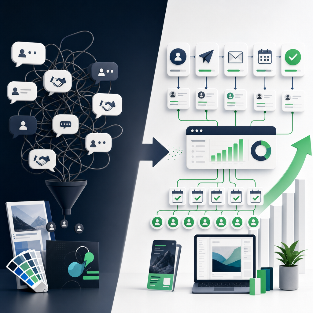 Illustratie bij Waarom referrals niet schaalbaar zijn voor branding en advertising agencies
