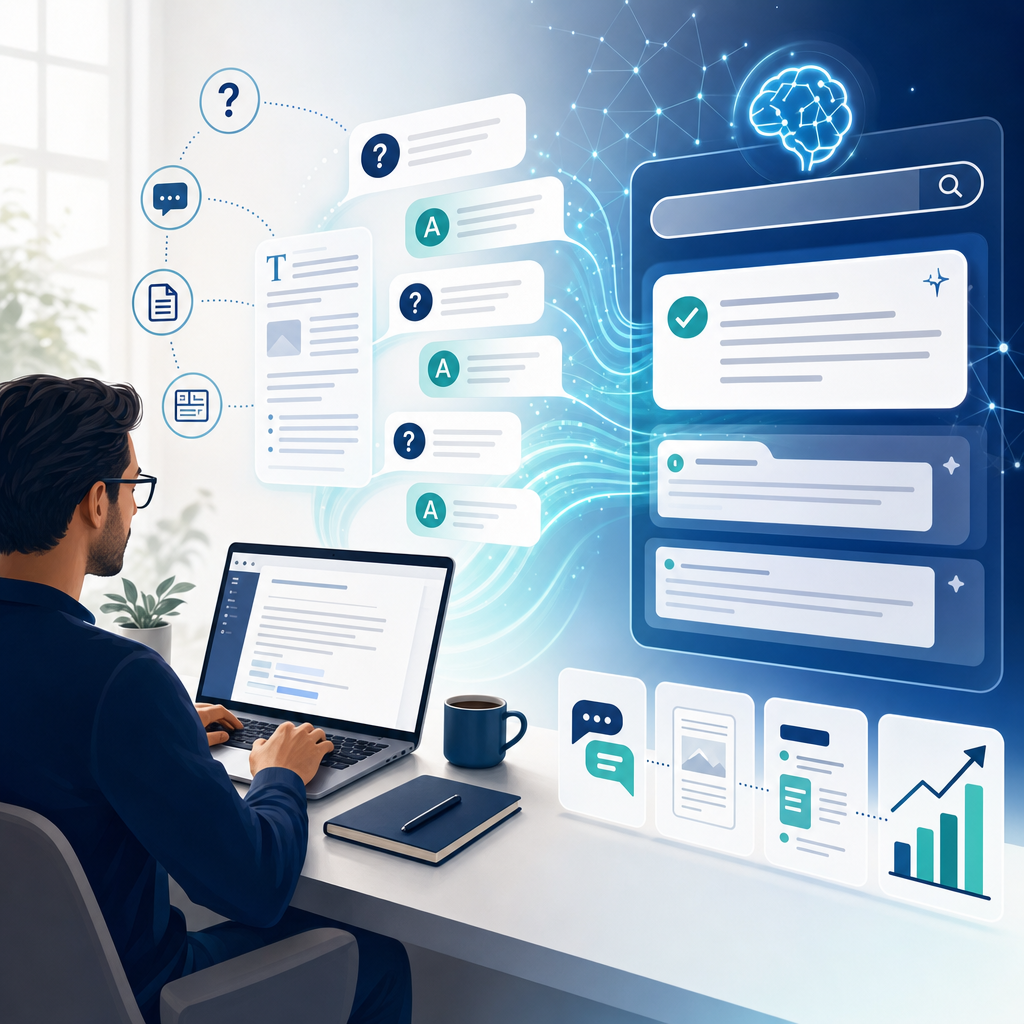 Illustratie bij Conversational content schrijven: zo maak je jouw content vindbaar in AI Search